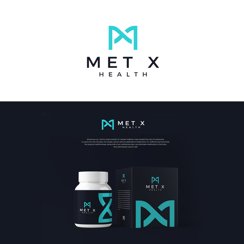 MetX Health Logo - Anti-Cancer Products and Research Design by Mr.Bug™