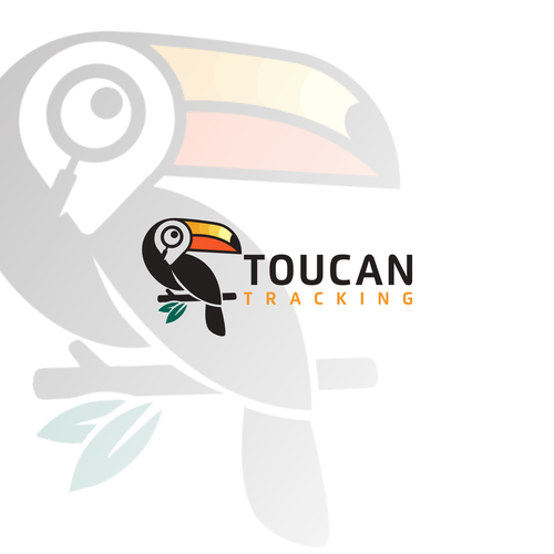 Tracking Software with Toucan in Design (Toucan Tracking Logo) Design by agitpurnamasari