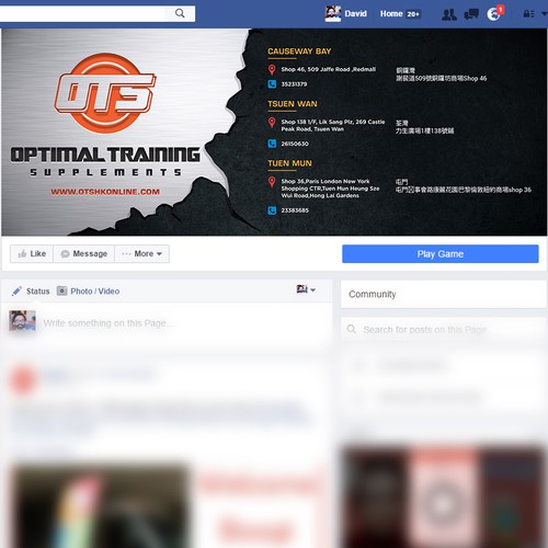 Facebook cover contest entry by posspoint