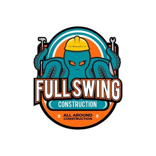 ***An Actual Challenge*** for you Designers | Kick A$$ Construction Company Logo Design by designat1892