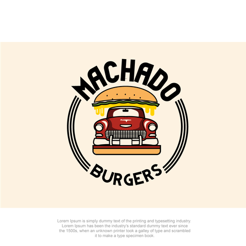 Old school burger joint with new new school branding. Design by Safflower YES