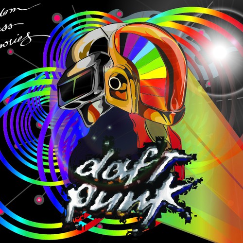 99designs community contest: create a Daft Punk concert poster Design by Vascoduartesign