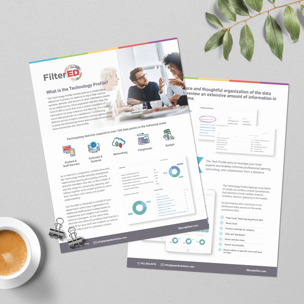 FilterEd collateral for expanded product offering
