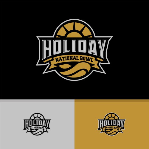 Holiday Bowl Logo Design by lrasyid88