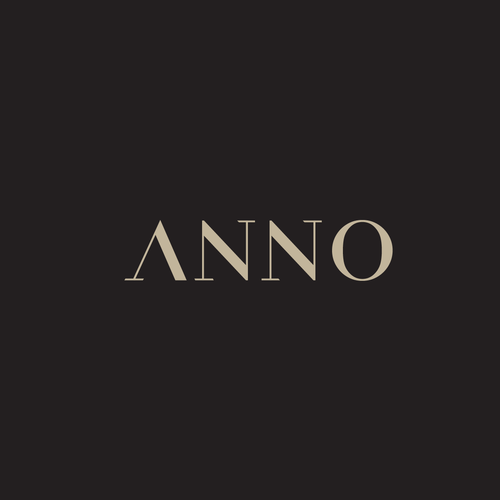 Craft a Unique Wordmark and Monogram for ANNO's Luxury Evening Wear Diseño de Logocentris™