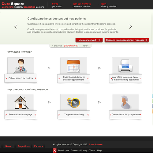 Create a website design for a  healthcare start-up  Design por Tudor A.