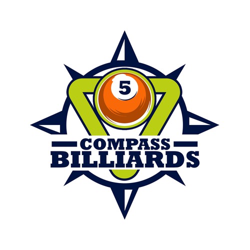 Design Design a Pool Hall Sign for Compass Billiards por vsardju