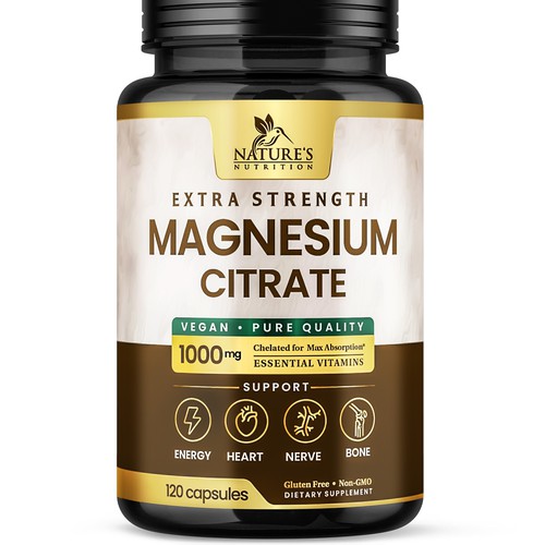 Premium Magnesium Citrate Design needed for Nature's Nutrition Design by Davi Giolo ★