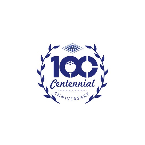 Centennial Anniversary Logo Design by MAhi2014