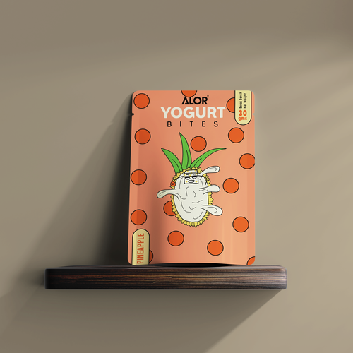 コンペ「ALOR Yogurt Bites」のデザイン by Harsh Siwachさん 