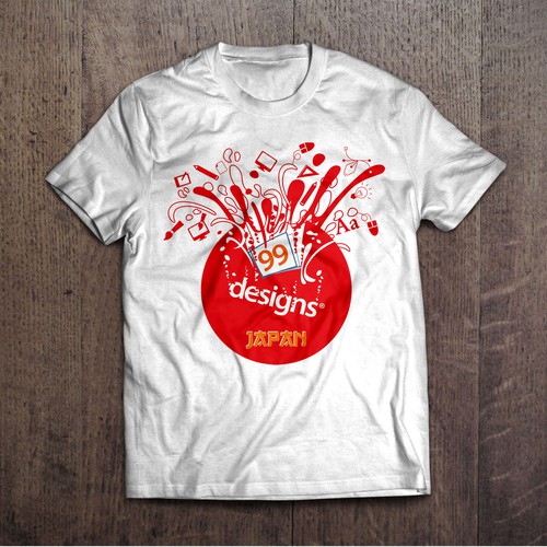 Design WANTED T-shirt design for 99designs JAPAN di Skorchenko_Mariya