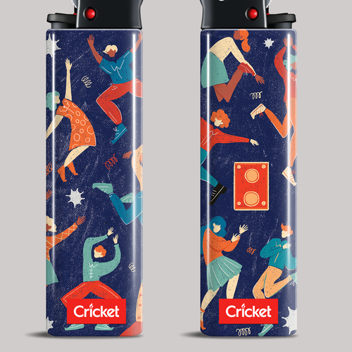 Create illustrations for a limited collection of Cricket Lighters (Multiple Winners) Design by Sonagi