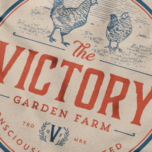 Create an iconic vintage design to represent and embody our small organic farm. デザイン by Dusan Sol