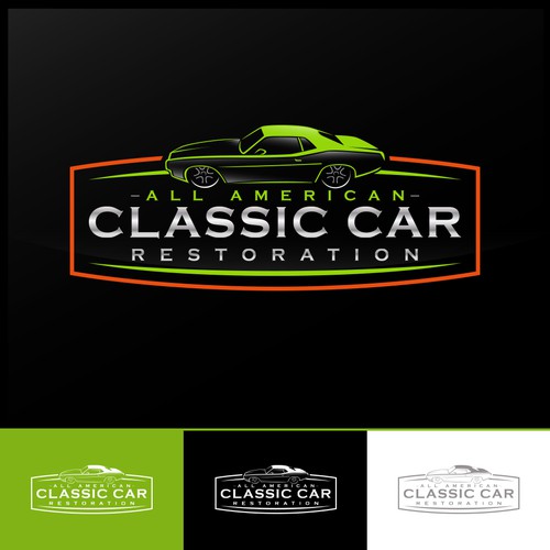 Create A Logo For Classic Car Restoration Fonts Must Be Large And Easy To Read Logo Design Contest 99designs