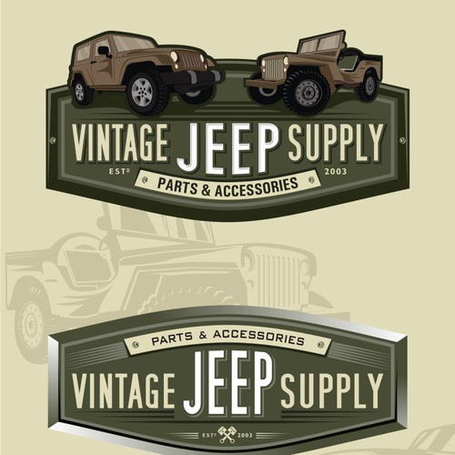 Vintage Jeep Supply needs a new logo Design by Cristian-Popescu
