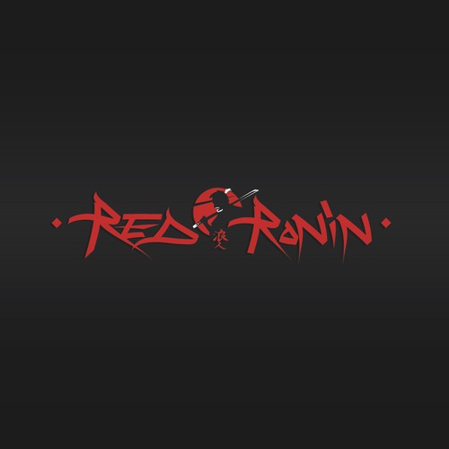 Anime-inspired logo for Red Ronin Design by Guido_Astolfi