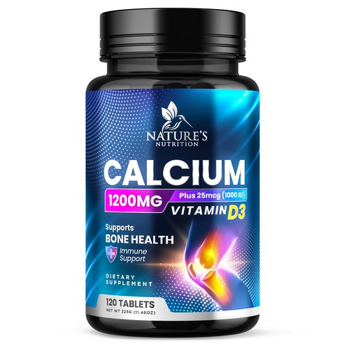 Calcium Plus Vitamin D3 Design Needed for Nature's Nutrition Design by Davi Giolo ★