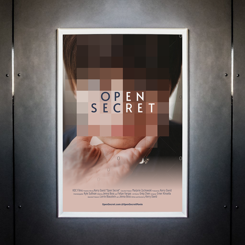 Design a poster for the documentary Open Secret Design by CreamCreative