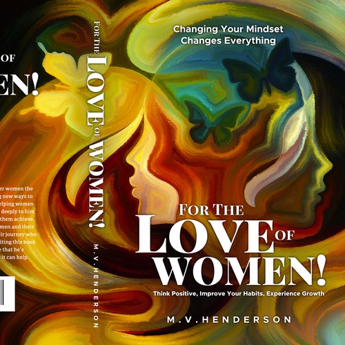 Creative book cover for the ultimate self help guide for women! Design by tumpa mistry