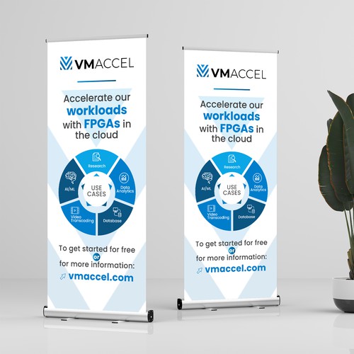 pull up banner needed for tech company Design by dezignedge*