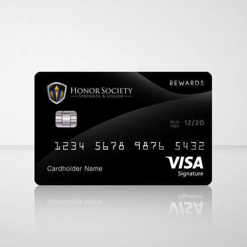 Design a Credit Card! Exclusive Opportunity Honor Society Credit Card