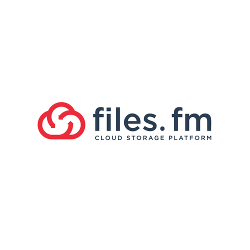 Files.fm logo and brand refresh for cloud storage platform Design by Saber Design