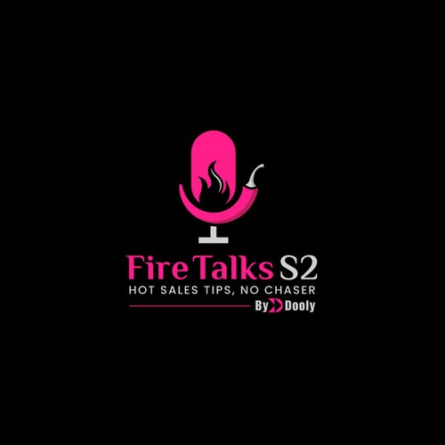 Design a new logo for our season 2 of our Fire Talks show that's strong enough to look like a tier 1 Ontwerp door Elite Craters