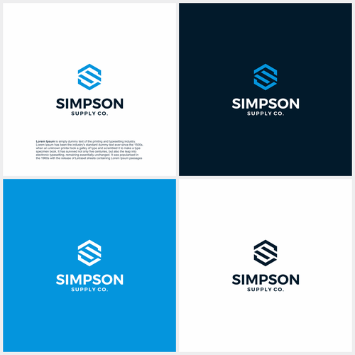 Logo for Simpson Supply Co. Design by ⭐HELMIpixel™⭐
