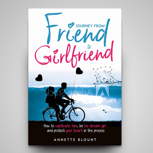 Design a book cover that is fun and playful to help single women experience love beyond friendship Design by libzyyy