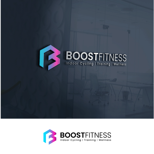 Exciting logo design for expanding fitness brand! Design by coi