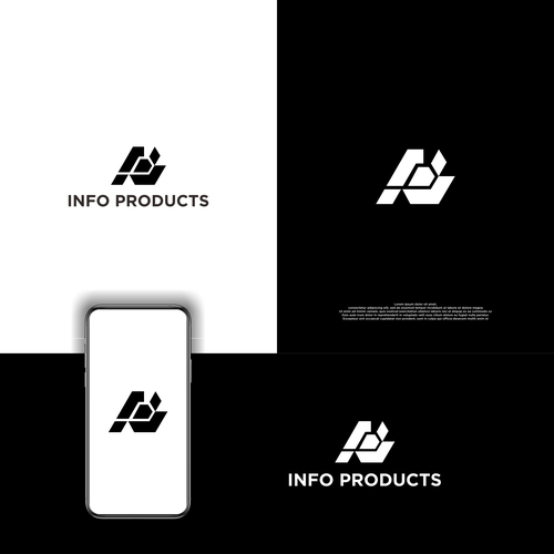 InfoProducts.com - Logo & Branding Design by L A T O