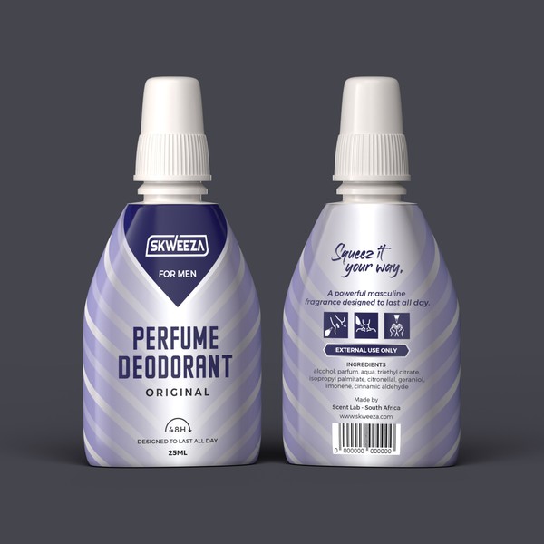 Design by lid graphic titled "SKWEEZA"