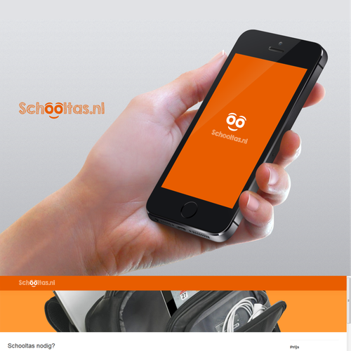 "Design a logo for Schooltas.nl - We sell backpacks to students." winning Logo design