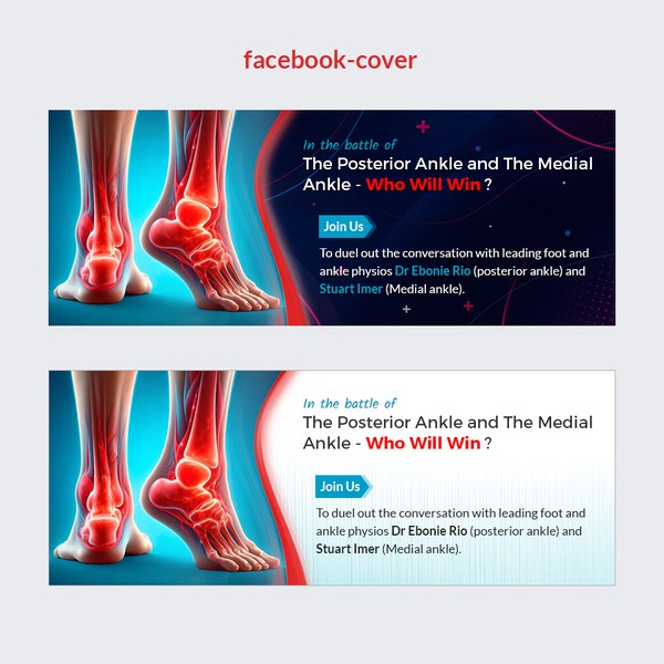 Posterior ankle vs medial ankle