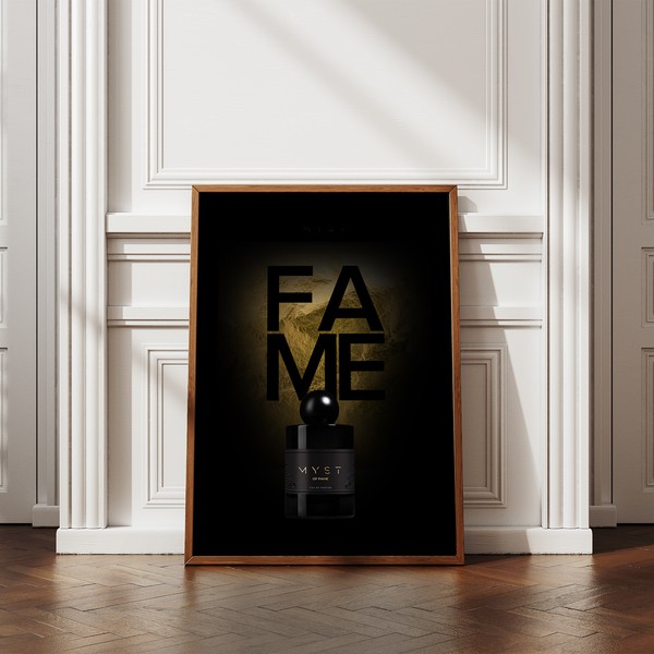 MYST luxury fragrance poster