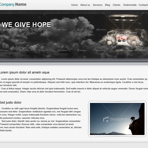 1-3 Page Website Template Design von kpp0209