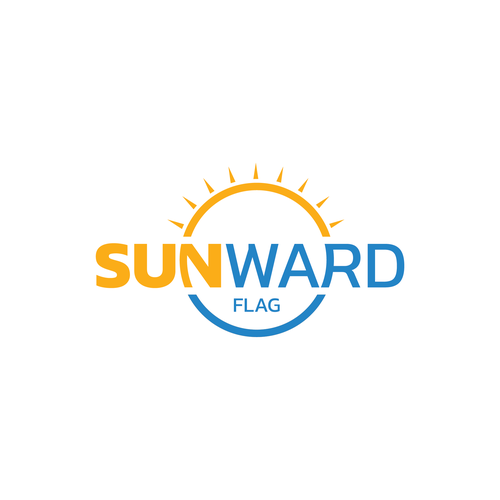 Modern new logo wanted for custom flag company. Design by flynexus