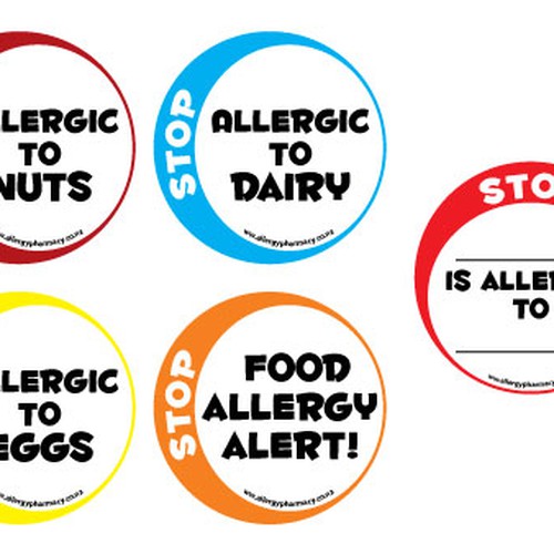 HELP KEEP KIDS WITH ALLERGIES SAFE - design alert labels for allergy ...