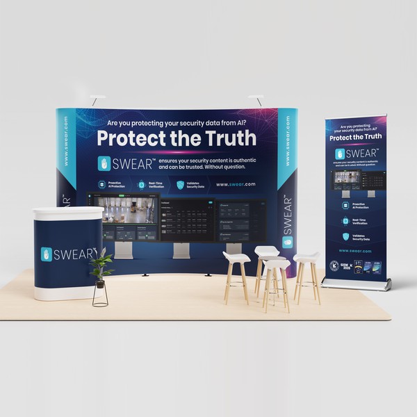 Booth backdrop and banner design