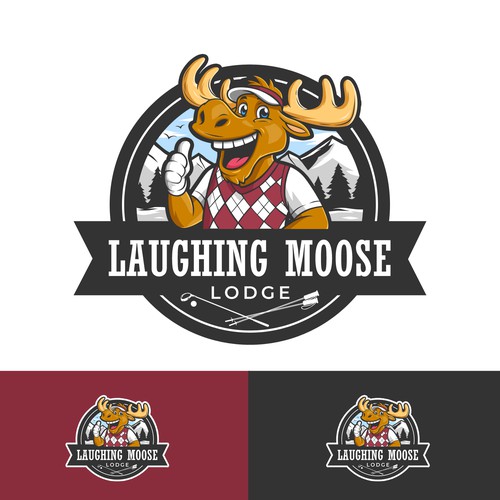 Laughing Moose Lodge - Create a Logo for Lasting Memories at a Vacation Rental Design by Trafalgar Law