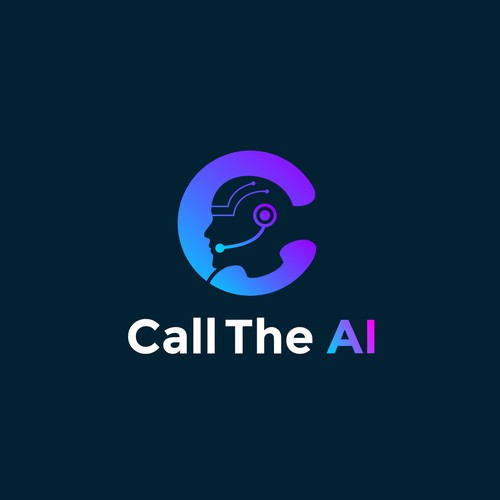 AI Communication Logo Design by yudilima