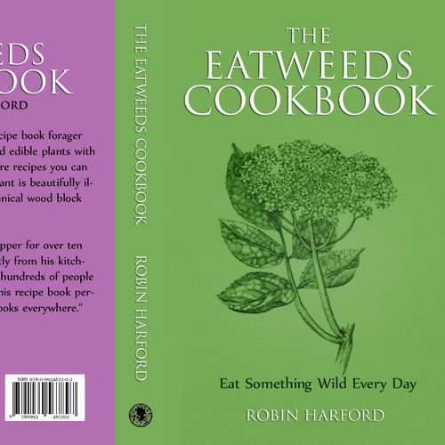 New Wild Food Cookbook Requires A Cover! Diseño de Annia.