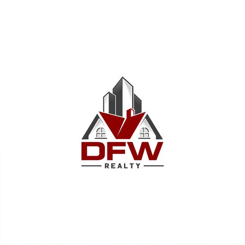 Real Estate Brokerage Logo for DFW Realty (DFW - Dallas-Fort Worth, TX) Design by wali99