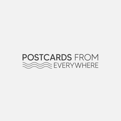 Postcards from Everywhere Logo Design by Taslima Karim