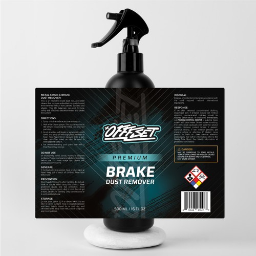 Awesome Label Design for a PREMIUM Car Wheel Cleaner Design by Jordanio