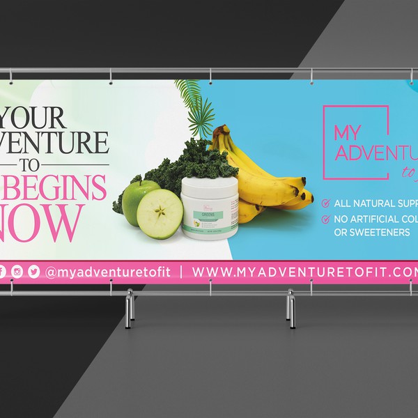 Horizontal Banner for Greens Supplement