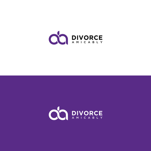 Logo for a new, healthy way for reasonable people to divorce Design by Nozeda