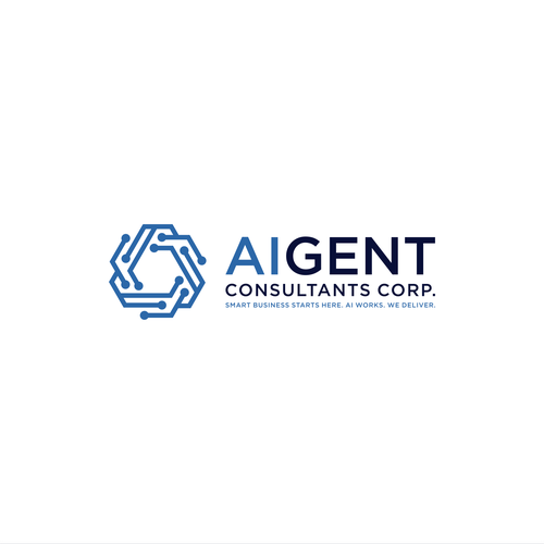 AI Agent Company: Appealing to small to medium sized businesses. Design by m a e z u r r ^