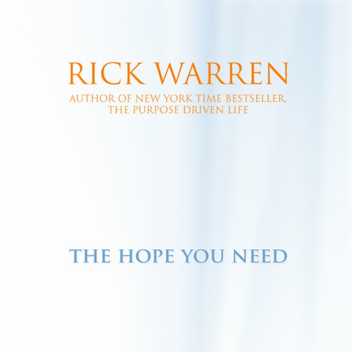 Design Rick Warren's New Book Cover Design por DesiBen