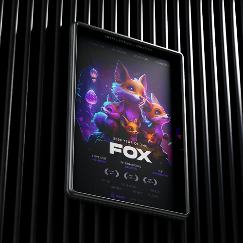 Life360 2023 Year of the Fox Poster Design by Crex™